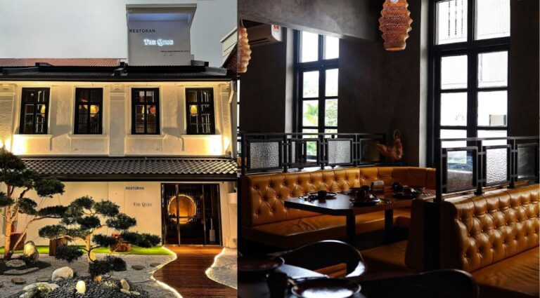 Santapan Menu Oriental Berlatarbelakang Fasad Ala Maharaja di The Qing