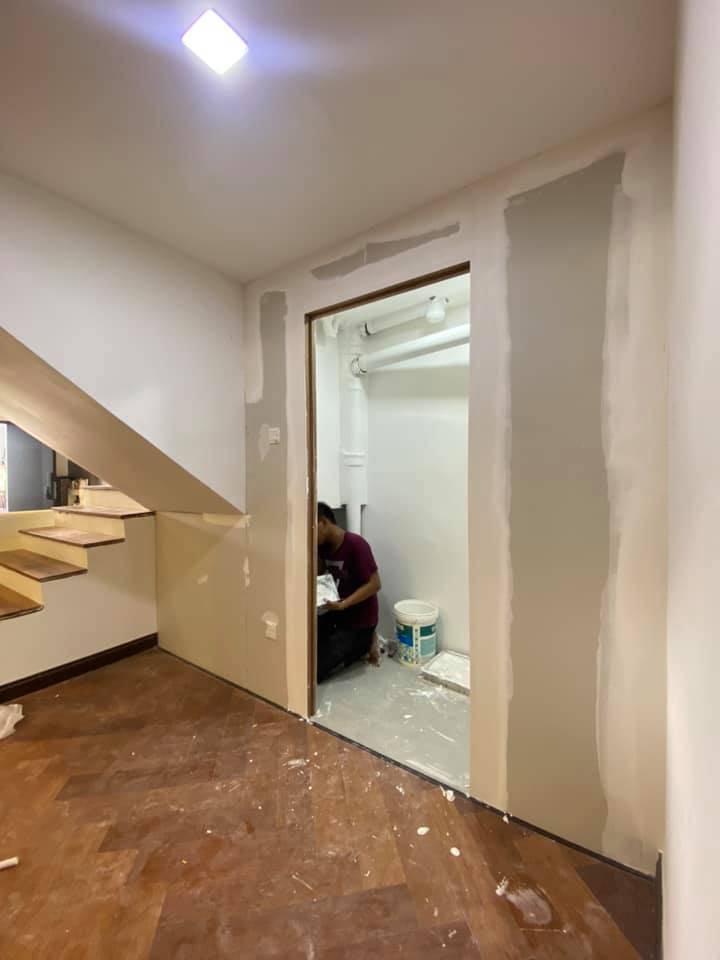 DIY Dekor Partition Lawa Guna ‘MDF Strip’, Sorok Ruang Bawah Tangga!