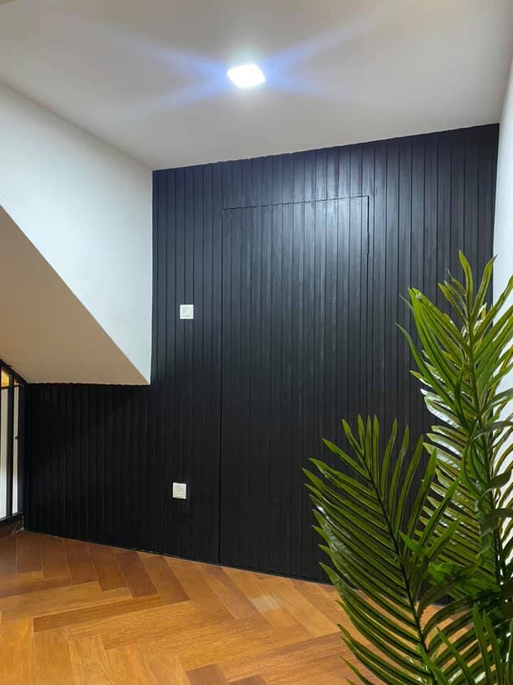 DIY Dekor Partition Lawa Guna ‘MDF Strip’, Sorok Ruang Bawah Tangga!