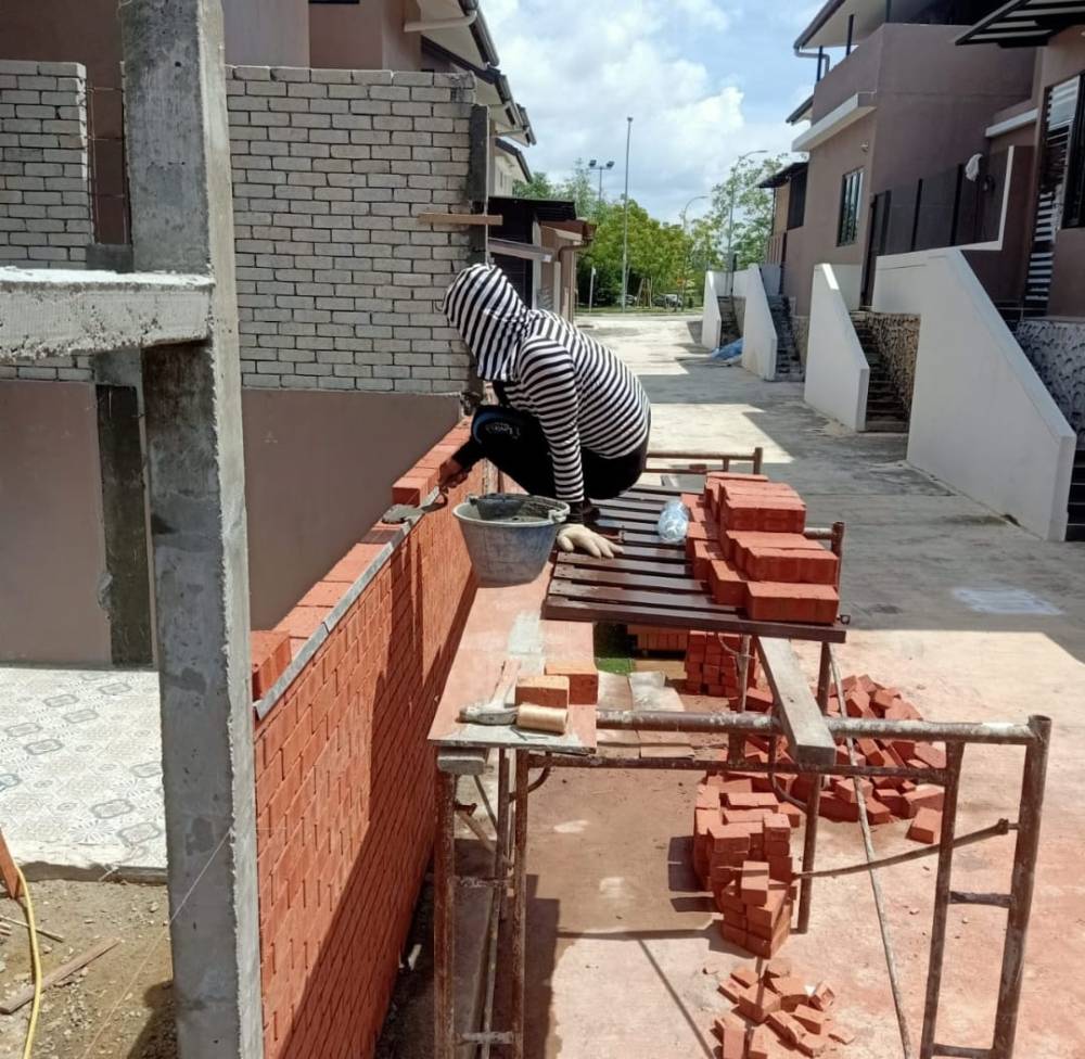 Tip Asas Ikat BATA MERAH Biasa, Barulah Hasilnya Tembok Cantik & Kemas!