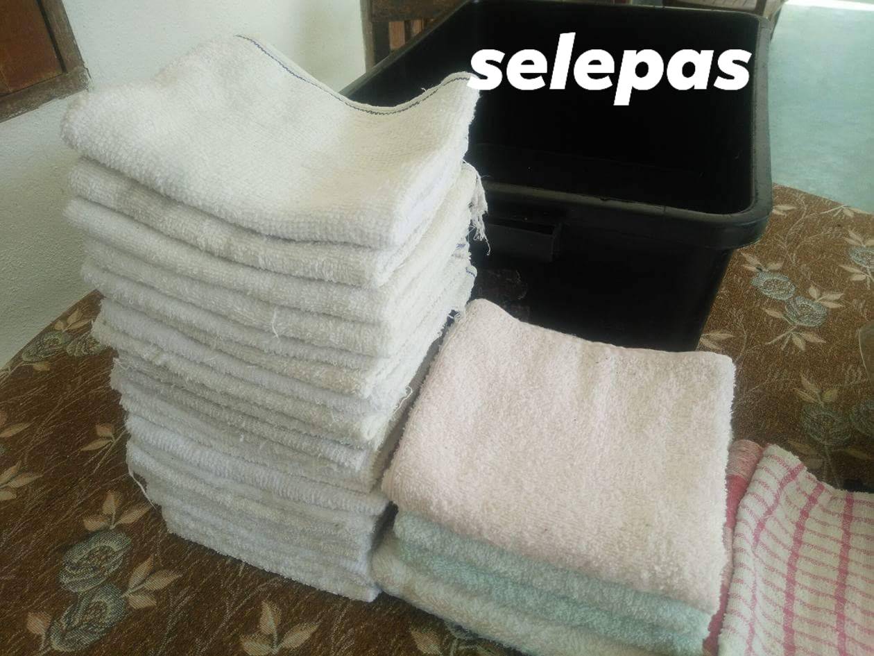 CARA Basuh Kain Buruk, Kain Lap KOTOR Kembali Bersih & Wangi Macam Baru!