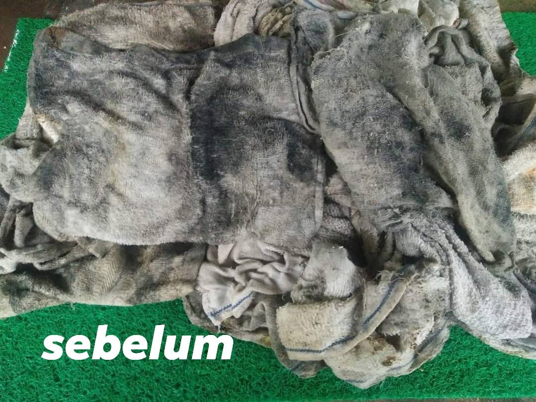 CARA Basuh Kain Buruk, Kain Lap KOTOR Kembali Bersih & Wangi Macam Baru!