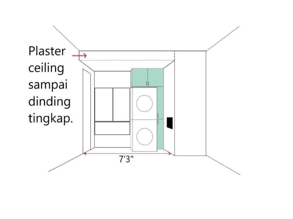 Jual Rumah Teres Pemilik Beli Flat Keluasan 753kps, Makeover Cantik & Selesa!