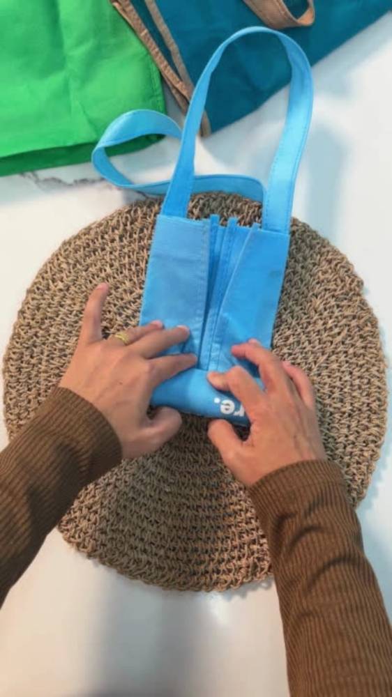 Cara Mudah Lipat ‘Non Woven Bag’, Elok Kemas Jimat Ruang!