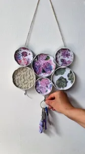 DIY Mudah Dekor Magnet Hiasan & Penyangkut Kunci Guna Tin Penutup Botol