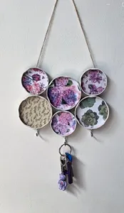 DIY Mudah Dekor Magnet Hiasan & Penyangkut Kunci Guna Tin Penutup Botol
