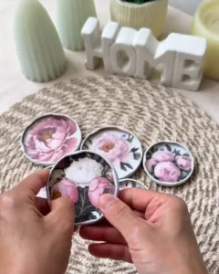 DIY Mudah Dekor Magnet Hiasan & Penyangkut Kunci Guna Tin Penutup Botol