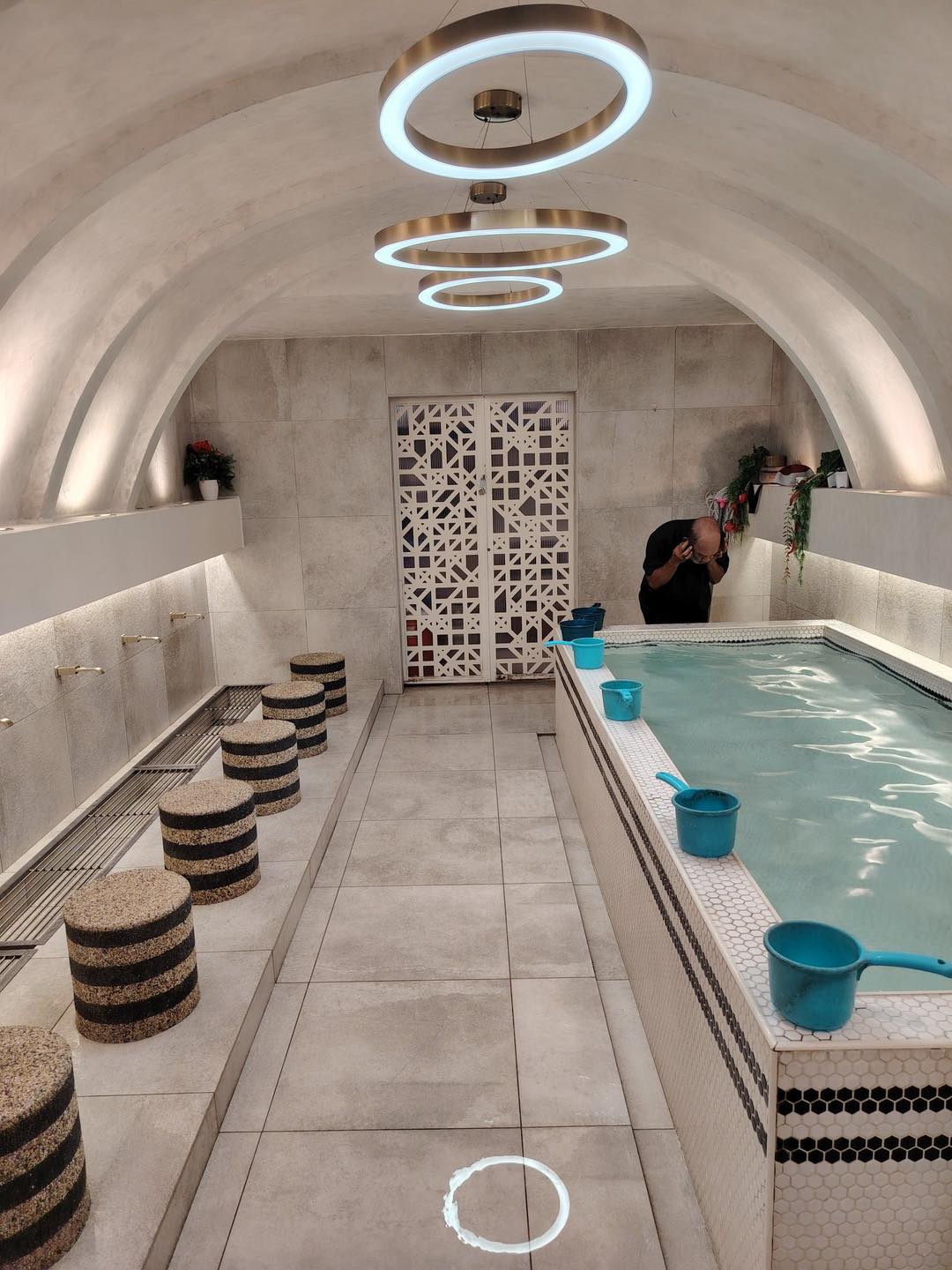 Cantiknya Tempat Wuduk & Tandas Masjid Jamek Bagan Jermal, Macam Dalam Hotel