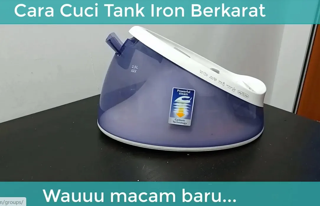 Tangki Seterika Wap Berkarat, Ini Cara Bersihkan Sendiri Di Rumah