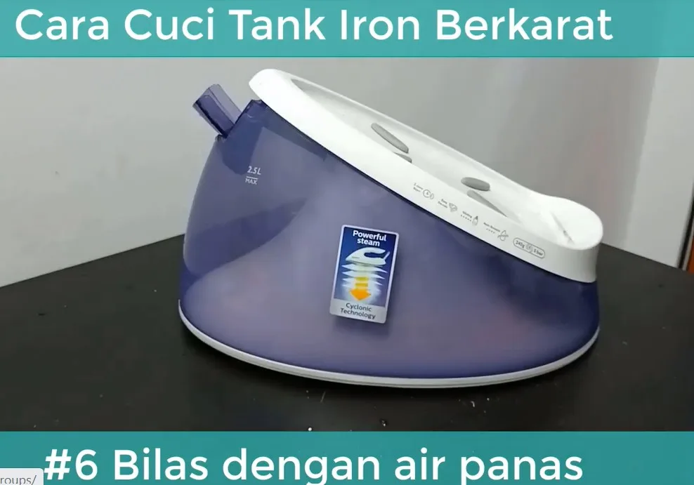 Tangki Seterika Wap Berkarat, Ini Cara Bersihkan Sendiri Di Rumah