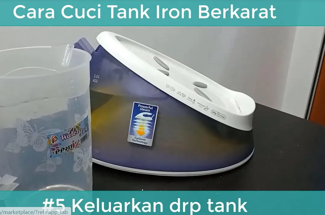 Tangki Seterika Wap Berkarat, Ini Cara Bersihkan Sendiri Di Rumah