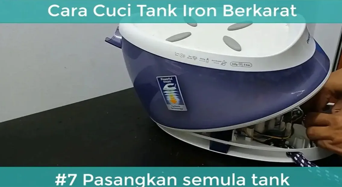 Tangki Seterika Wap Berkarat, Ini Cara Bersihkan Sendiri Di Rumah
