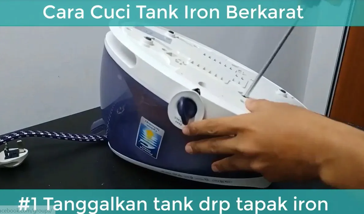 Tangki Seterika Wap Berkarat, Ini Cara Bersihkan Sendiri Di Rumah