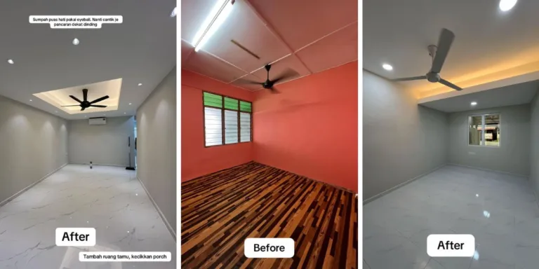 Transformasi Rumah Lama Jadi Kediaman Impian Pasangan Muda