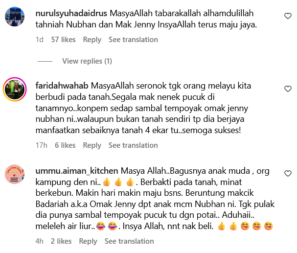 Nubhan Buka Ladang Empat Ekar, Kejutan Istimewa Buat Ibunya, Mak Jenny