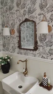 Projek DIY Dekor ‘POWDER ROOM’ Kos RM600, Konsep English Classic Terus Naik Seri!
