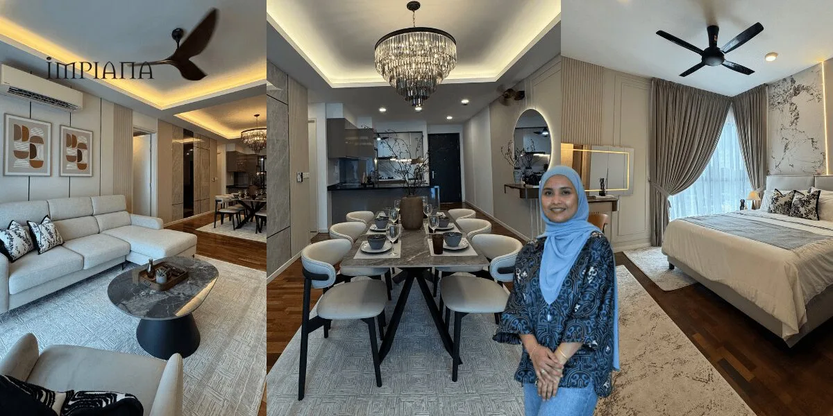 Kondominium 1,257kps Gaya Moden Kontemporari Dekor Cantik &Timeless!