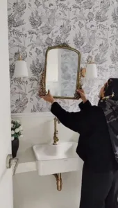 Projek DIY Dekor ‘POWDER ROOM’ Kos RM600, Konsep English Classic Terus Naik Seri!