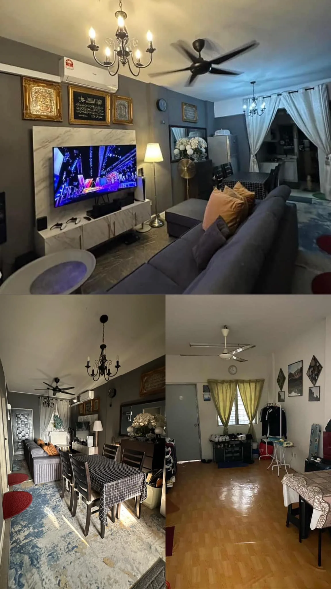 Rumah Bujang Flat Kos Rendah, Bermula Unit Kosong Lantai Simen Kini Nampak Eksklusif