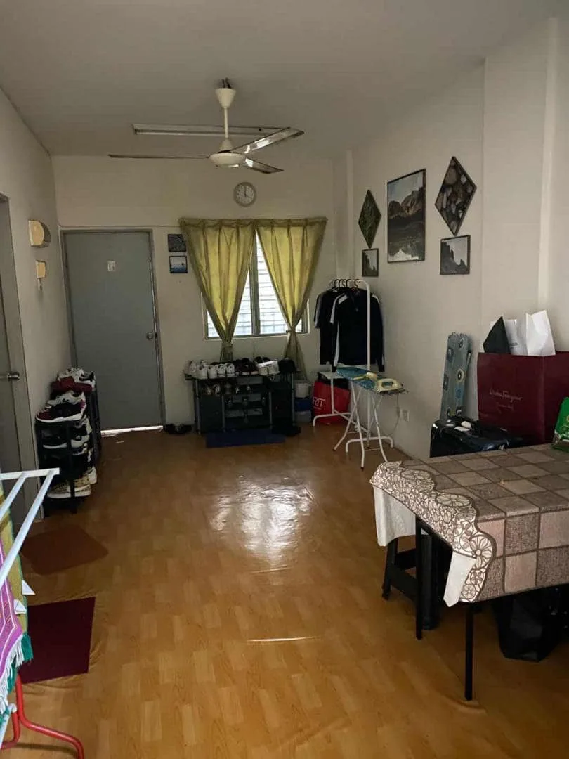 Rumah Bujang Flat Kos Rendah, Bermula Unit Kosong Lantai Simen Kini Nampak Eksklusif