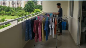Isu Jemuran Baju Di Balkoni Kondo Yang Ramai Ambil Ringan