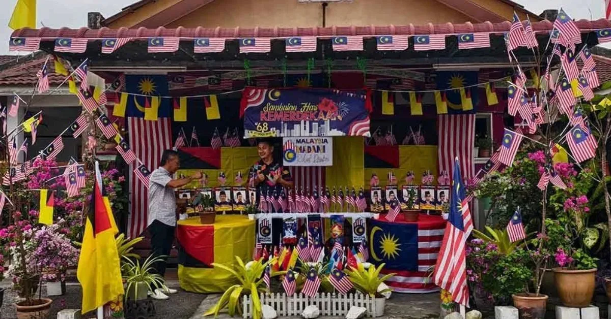 Hias Rumah Dengan Jalur Gemilang, Penduduk Buru Gelaran ‘Rumah Terpaling Merdeka’