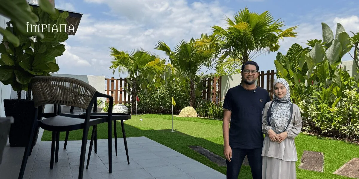 LAMAN Indah Konsep Tropical Garden Retreat, Jadi 'Spot Healing' Suami Isteri!