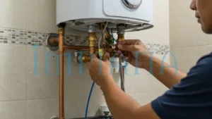 Sekelip Mata Suami Kena Renjatan, Semua Sebab Lupa Matikan Water Heater!