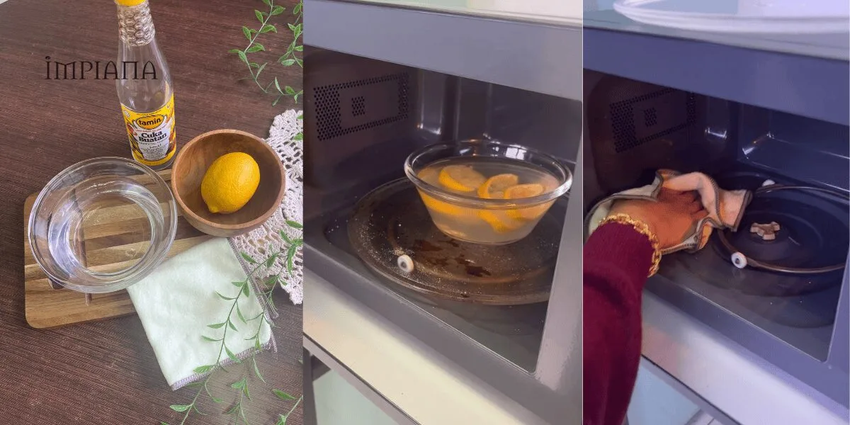 Microwave Berbau Busuk, Bersihkan Guna Lemon & Cuka!