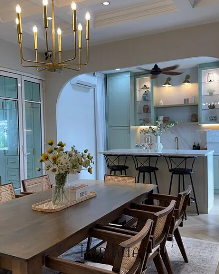 Estetika ‘Coffered Ceiling’ Serlah Dekorasi Teres 2,350kps Konsep Modern Farmhouse!