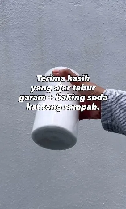Tabur Garam & Baking Soda Dalam Tong Sampah: Tip Mudah Hilangkan Bau Busuk & Ulat Sampah!