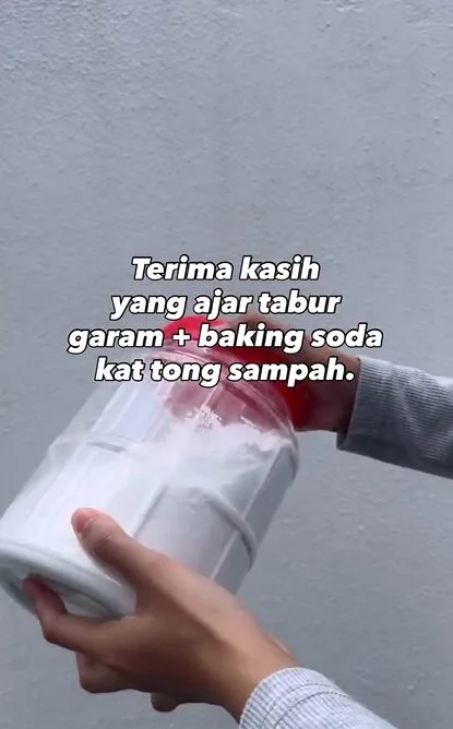 Tabur Garam & Baking Soda Dalam Tong Sampah: Tip Mudah Hilangkan Bau Busuk & Ulat Sampah!