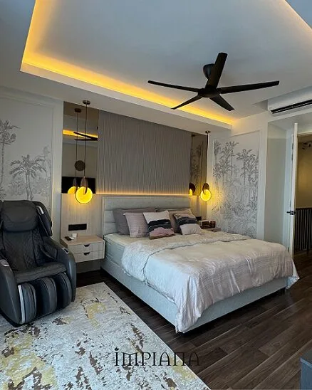 Estetika ‘Coffered Ceiling’ Serlah Dekorasi Teres 2,350kps Konsep Modern Farmhouse!