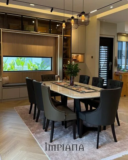 Refleksi Siling Tinggi 20 Kaki, Teres Konsep Moden Kontemporari Tampak Luas & Lapang!