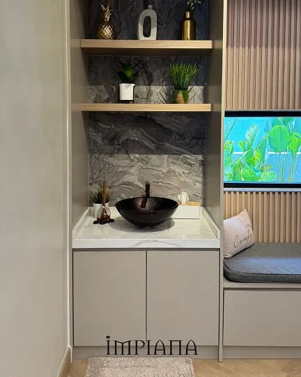 Refleksi Siling Tinggi 20 Kaki, Teres Konsep Moden Kontemporari Tampak Luas & Lapang!