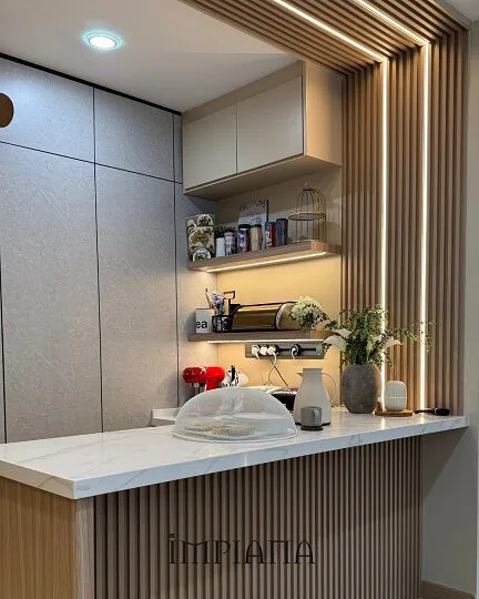 Refleksi Siling Tinggi 20 Kaki, Teres Konsep Moden Kontemporari Tampak Luas & Lapang!