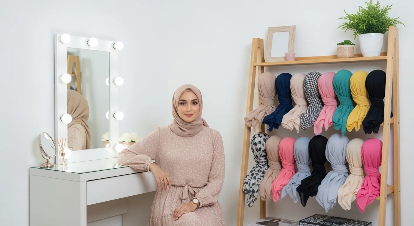 5 Cara Terbaik Susun Tudung Dalam Bilik Supaya Nampak Kemas & Tersusun