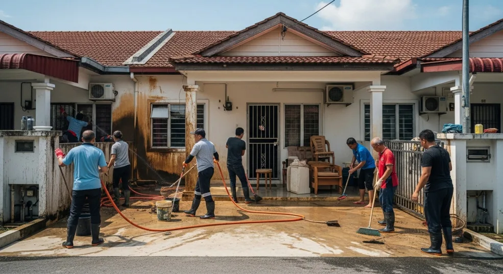 Panduan Bersuci Rumah Selepas Banjir: Cara Betul Menyucikan Najis Mengikut Syarak