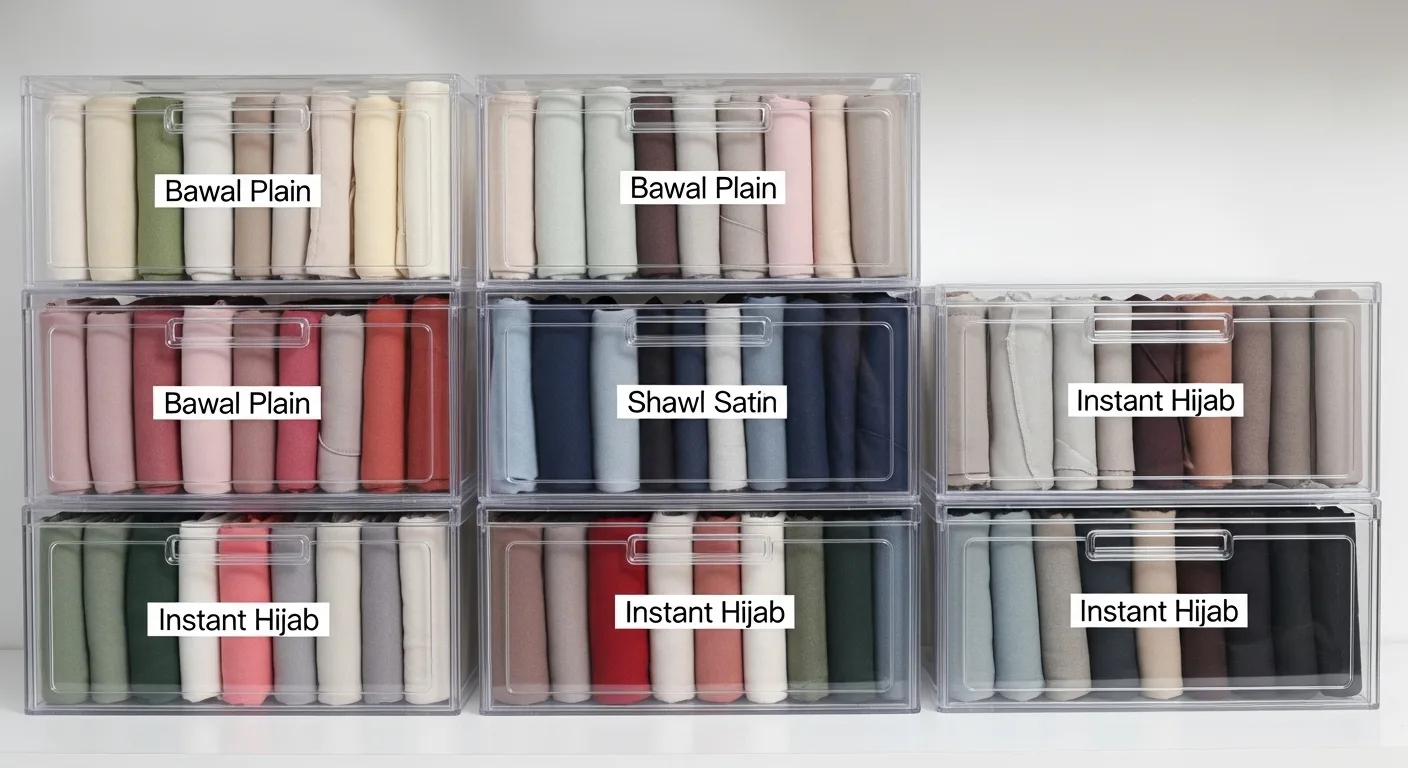 5 Cara Terbaik Susun Tudung Dalam Bilik Supaya Nampak Kemas & Tersusun