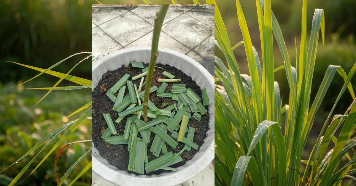Daun Serai Jangan Dibuang, Gunting Kecil-kecil, Tabur Sekeliling Tanaman