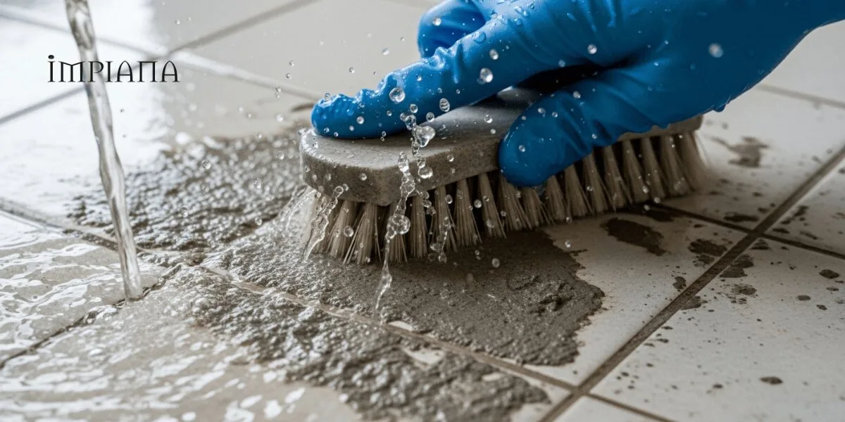 Cara Hilangkan Kesan Simen Pada Jubin Selepas Renovasi Tanpa Rosakkan Permukaan