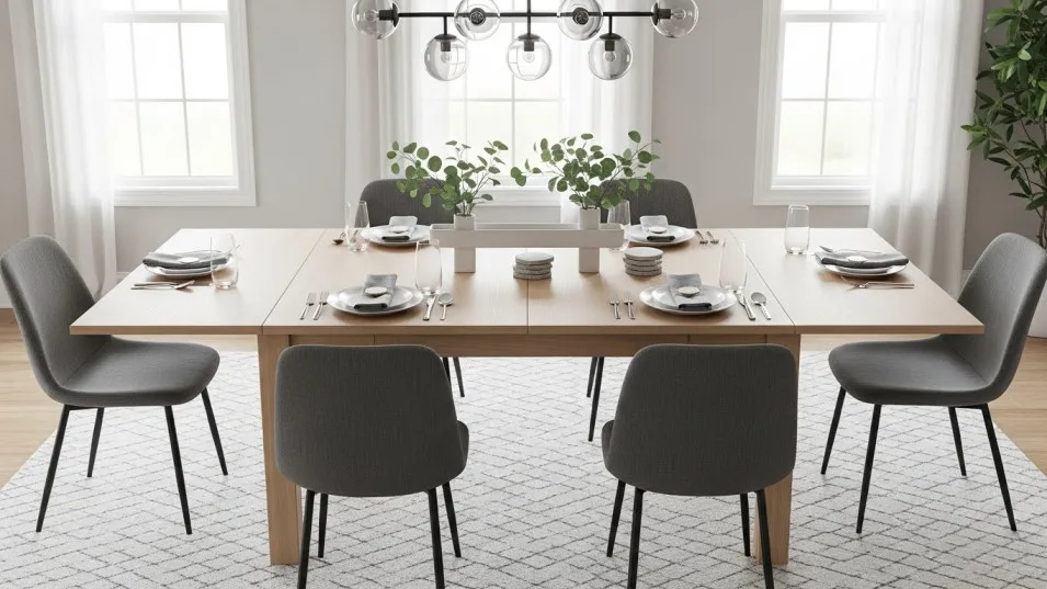 Meja Makan Yang Sesuai Untuk Rumah Berkeluasan Sempit, Praktikal & Menjimatkan Ruang 9 Meja Makan Yang Sesuai Untuk Rumah Berkeluasan Sempit, Praktikal & Menjimatkan Ruang