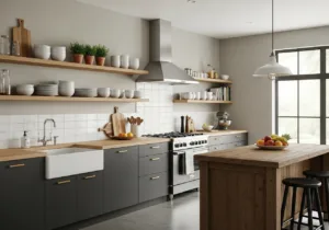 Dapur Tanpa Kabinet Atas, Trend Minimalis Cantik Atau Sekadar Ikut-Ikutan? 4 Dapur Tanpa Kabinet Atas, Trend Minimalis Cantik Atau Sekadar Ikut-Ikutan?