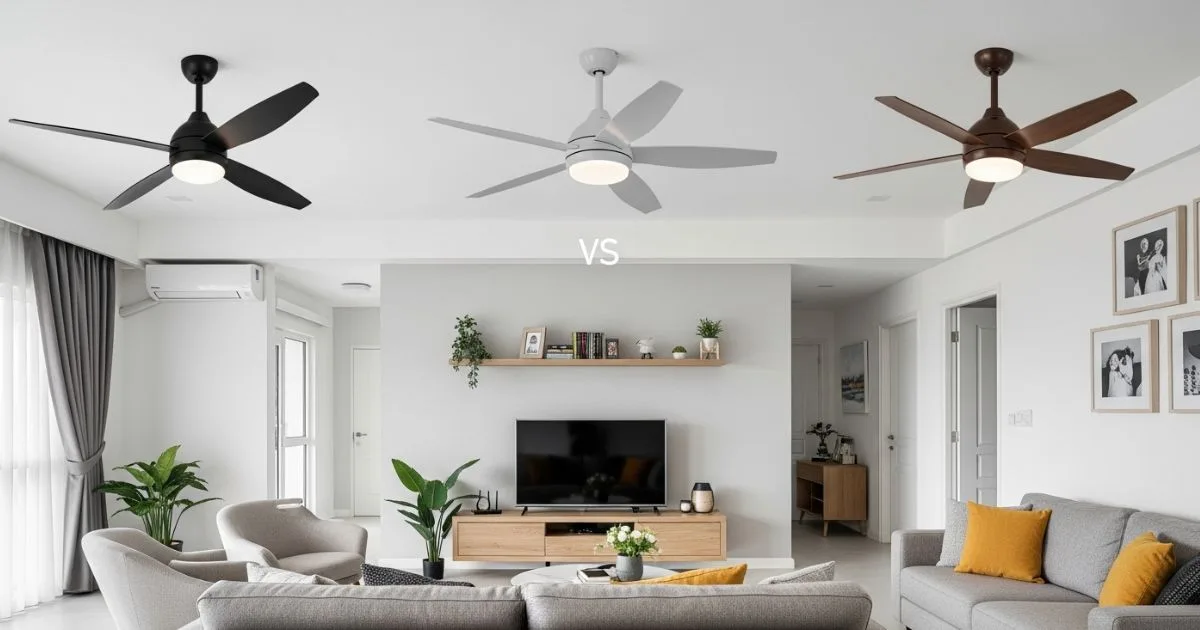 Kipas Siling 3, 4 Atau 5 Bilah, Mana Lebih Kuat Dan Senyap Untuk Kediaman?