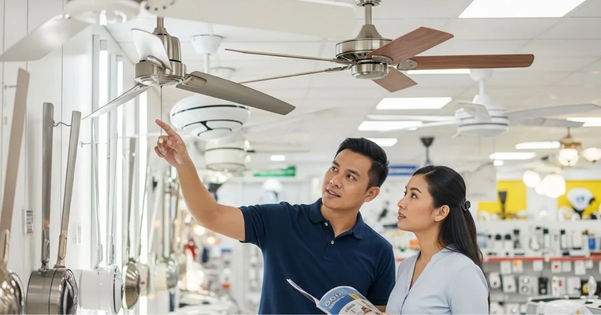 Kipas Siling 3, 4 Atau 5 Bilah, Mana Lebih Kuat Dan Senyap Untuk Kediaman?