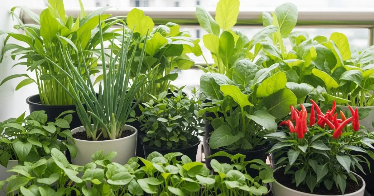 Sayur Mudah Tanam! 10 Pilihan Bijak, Cepat Hasil Walau Ruang Kecil Di Apartment