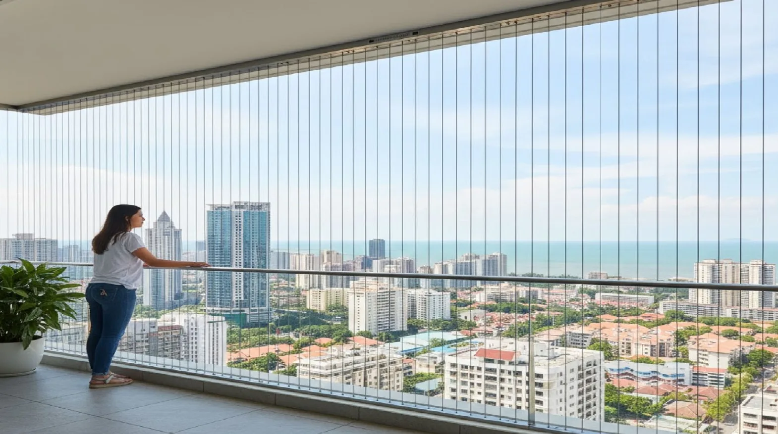 Invisible Grill, Ciri Keselamatan Buat Penghuni Apartmen Ada Anak Kecil