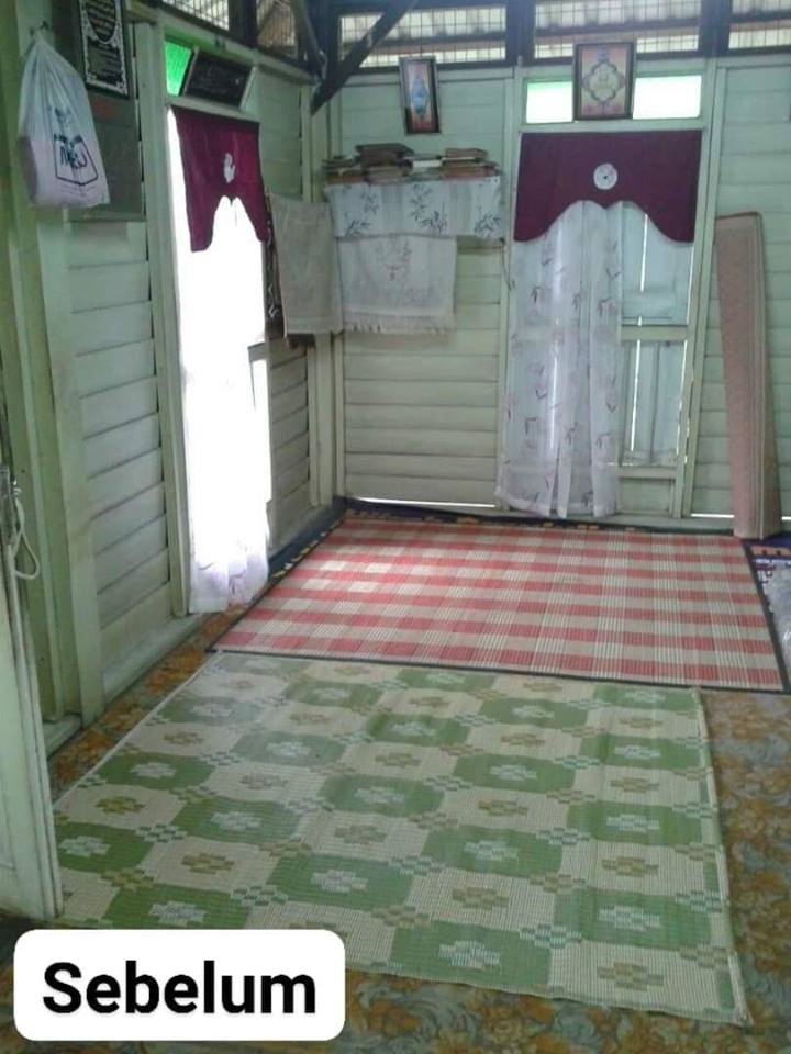(GAMBAR) Wanita Ini 'Touch Up' Ringkas Saja Tetapi Rumah Kampung 100 Tahun Ini Tetap Nampak Sweet