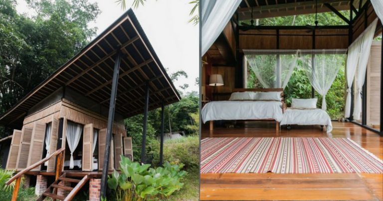 (GAMBAR) Rekabentuk Rumah Kebun Rustik Di Kelilingi Kehijauan Yang Memukau
