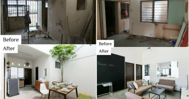 (GAMBAR) “Make Over” Bajet, Rumah Teres Lama Jadi Hipster